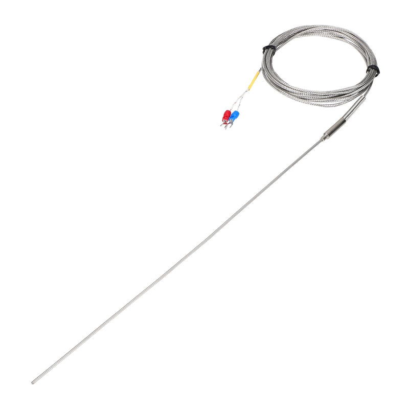 [Australia - AusPower] - MECCANIXITY E Type Thermocouple Temperature Sensor Probe 2x300mm 9.8ft Wire 0 to 800°C(32 to 1472°F) Stainless Steel 