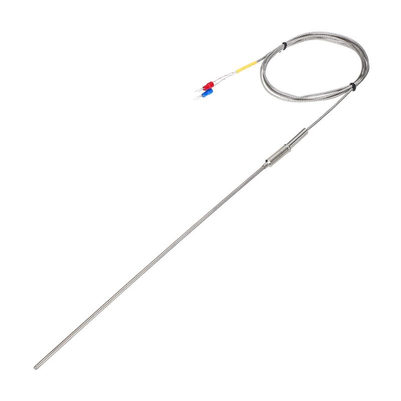 [Australia - AusPower] - MECCANIXITY K Type Thermocouple Temperature Sensor Probe 3x250mm (0 to 800C) 5ft Temperature Controller 