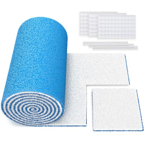 Lisol MERV 8 air vent filter roll, 12 x 140 inches, cut-to-fit furnace and HVAC vent filters