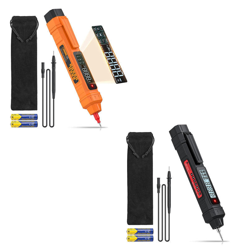 [Australia - AusPower] - Neoteck Professional Electrical Kit: 6000 Counts 2-in-1 Multimeter & 4000 Counts 2-in-1 Multimeter, LCD Display, AC/DC Voltage, Resistance, Continuity, Capacitance, Diode, Frequency 