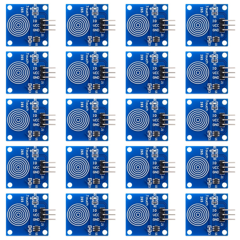 [Australia - AusPower] - 20pcs TTP223B Digital Capacitive Touch Sensor Module Touch Switch DC 2-5.5V for Arduino Raspberry Pi 