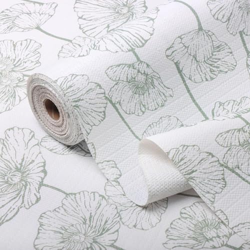 Quttisay Lotus Shelf Liner for Cabinets Kitchen Drawer Liners 23.6in x 10ft 23.6"W x 118.1"L