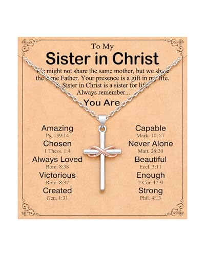 UPROMI To My Friend/Sister in Christ/Granddaughter/Daughter/Niece Gifts To My Sister in Christ