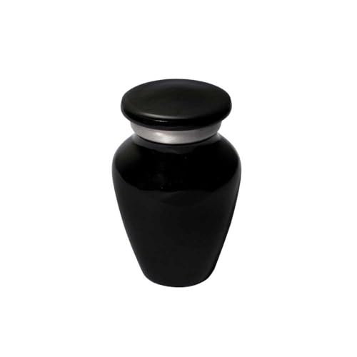 Keepsake Cremation Urn Mini Urns Decorative Urns A Beautiful Funeral Urn for Your Loved Ones Keepsake Urn for Human Ashes Cremation Urns Aluminum Metal (Design-5, 3 inch) Design-5