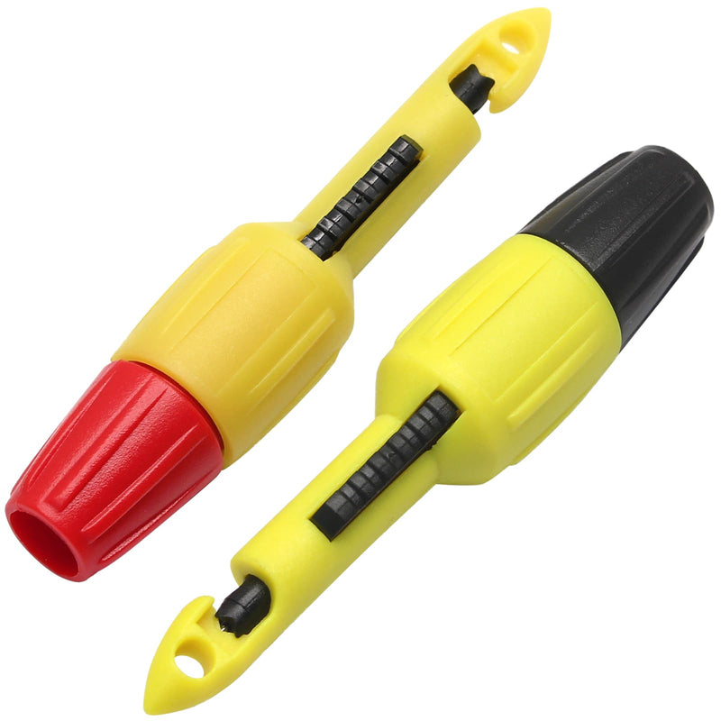 [Australia - AusPower] - 2PCS 2MM Wire Piercing Probe,Insulation Clip Tool Multimeter Voltage,Testing Tool for Voltage Voltmeter Thermometer Red,Black 