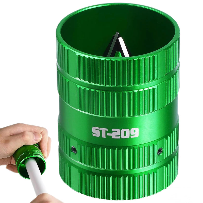 Deburring Copper Pipe Diameter 6-45 mm PE Pipe Deburrer Indoor and Outdoor Deburring for Copper 2 in 1 Copper Pipe Pipes Deburring Universal Copper Pipe Pipes for Copper PVC, Hoses and Pipe Reamer