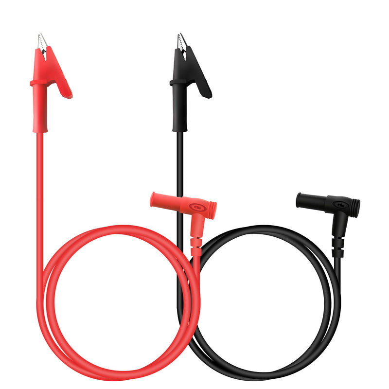[Australia - AusPower] - 3.3FT/100.5cm Multimeter Alligator Clips Leads, 4mm Banana Plug to Alligator Clips for Electrical Testing, Test Leads 1000V 20A Banana Plug to Alligator Clip(3.3FT) 