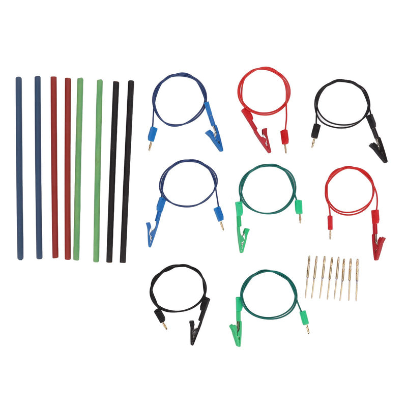 [Australia - AusPower] - Frame Probes with Metal Probes & Rods, 24 Piece ECU Programming Connection Cables Clips Conductivity Complete Kit Compatible with Chip Tuning Tools for Secure ECU Reading Writing 