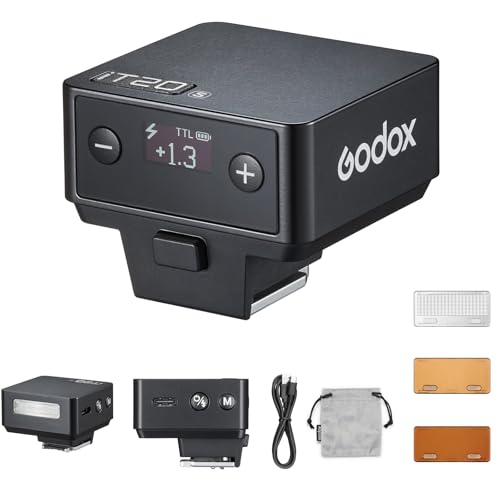 Godox IT20 C Mini TTL Camera Flash for Canon-Black Black