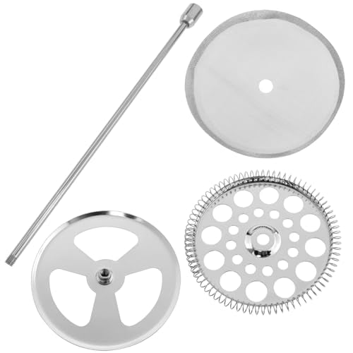 1 Pcs Stainless Steel French Press Screen Replacement Silver