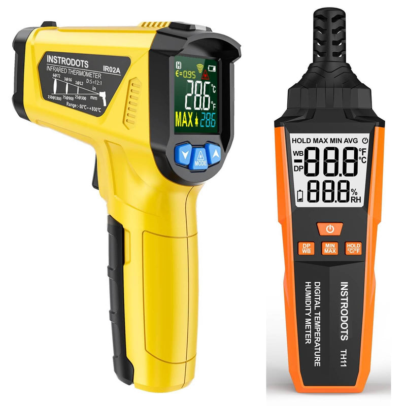 [Australia - AusPower] - Infrared Thermometer Gun & Temperature Humidity Meter 