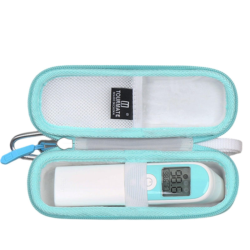 [Australia - AusPower] - Hard Storage Case for Thermometer,Travel Case for Viproud/femometer/GoodBaby 3-in-1 Infrared Thermometer(Box for Sale) (PU White) PU White 