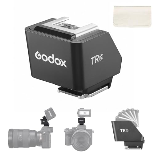 Godox TR-S TTL Hot Shoe Riser for Sony, with 6 Adjustment Levels (0-90°) TTL Function HotShoe Extender Mount Adapter for Godox TTL Mini Flash iT20 iT30Pro