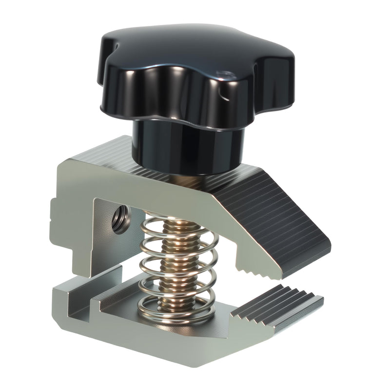 [Australia - AusPower] - SJJ-01 Push Pull Force Fixture 500N High Loading Capacity Stainless Steel Jaw Clamp Thrust Tension Meter HJJ-001clamp（1pcs) 