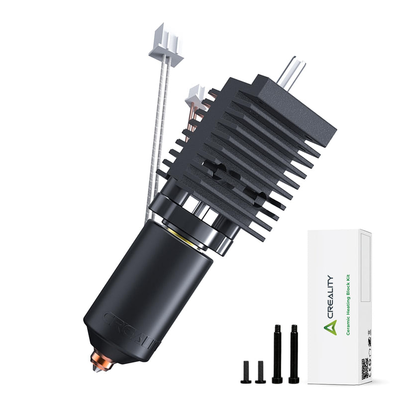 Creality K2/K2 Pro Ceramic Heating Block Kit, Upgrade Official Hotend Quick-swap Nozzle Kit, All-Metal Integrated Extruder Hot end, 300°C Temperature Resistance for Creality K2/K2 Pro Combo 3D Printer