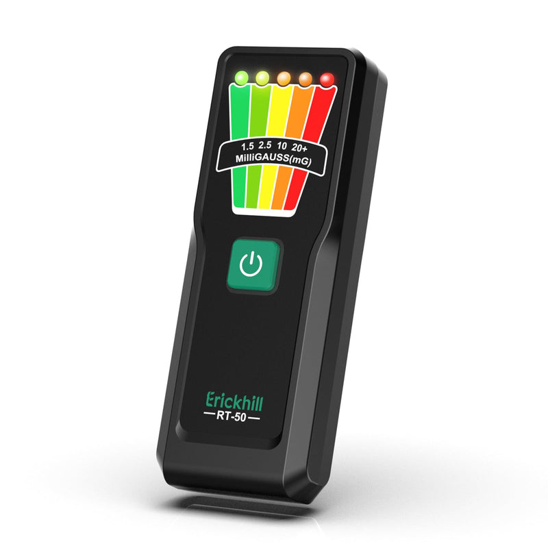 [Australia - AusPower] - ERICKHIL Handheld EMF Meter, 5-Level LED Alerts,Ghost Hunting Equipmen for Paranormal Investigations, 30Hz–20kHz Wide Range Ghost Detector,Pocket-Size EMF Reader 