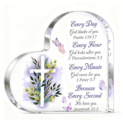 Religious Gifts for Women Acrylic Christian Bible Verses Decor