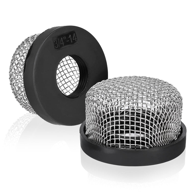 [Australia - AusPower] - 1 Pack Stainless Steel Strainer ¾ Inch -14, Industrial Plumbing Inline, Aerator Screen Wire Mesh Compatible with Livewell Pump, Garden Washers Water Filter Sprayer Garden Hose Suction Line. 