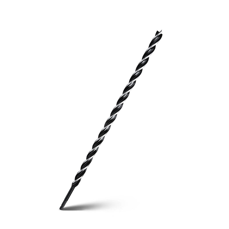 3/4" x 24" Auger Drill Bit for Wood, Hex Shank Tri Flute Ship Auger Long Drill Bit for Soft and Hard Wood,Tree Stump,Plastic,Drywall and Composite Materials 3/4"x24"