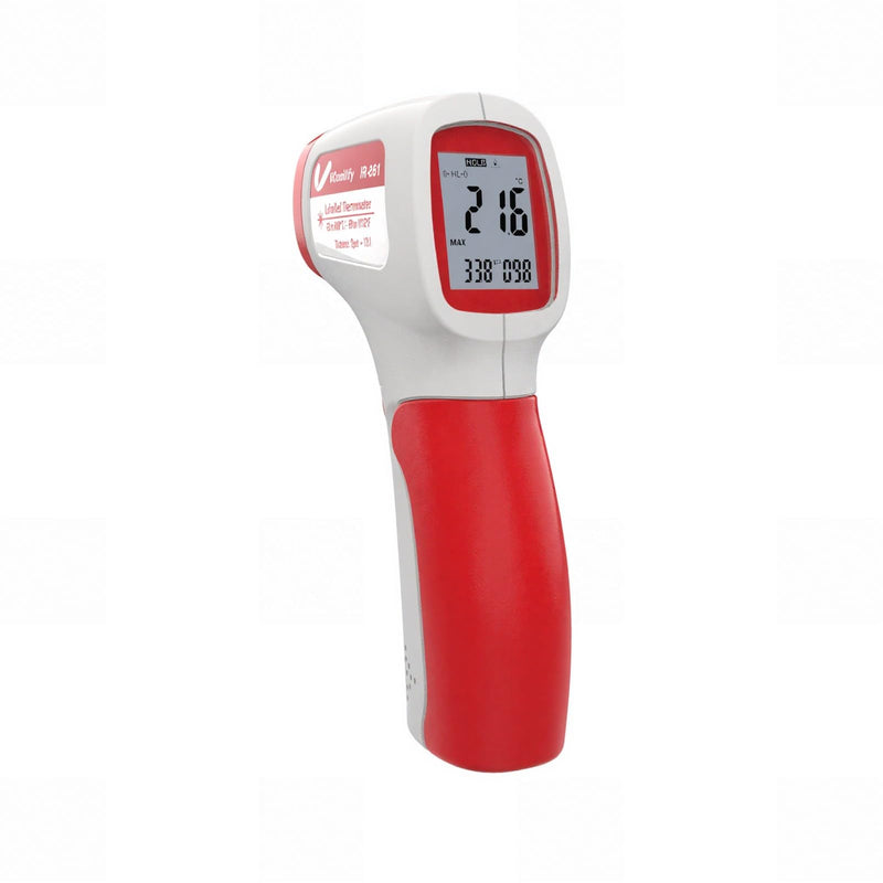 [Australia - AusPower] - Laser Temperature Gun DS12:1 with LCD Display, Adjustable Emissivity, High/Low Alarm for Accurate Temperature Measurement in Oven & Automotive 