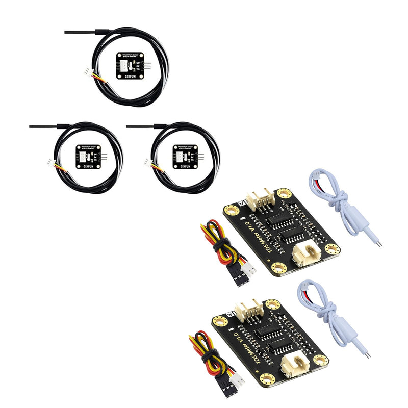 [Australia - AusPower] - Gikfun DS18B20 & TDS Sensor Bundle: Waterproof Temperature & Water Quality Test Kit 