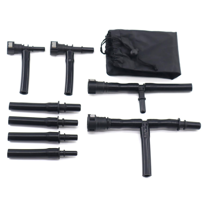 96-0190 Universal EVAP System Leak Detection Kit Compatible with Low Pressure Automotive Smoke Machine, Universal Vehicle Fuel System Diagnostic Tester Tool