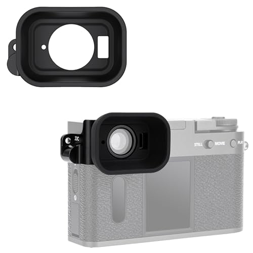 JJC Long Soft Rubber Eyecup Eyepiece for Fuji X Half XHalf Camera, Black Fuji X Half Eyecup