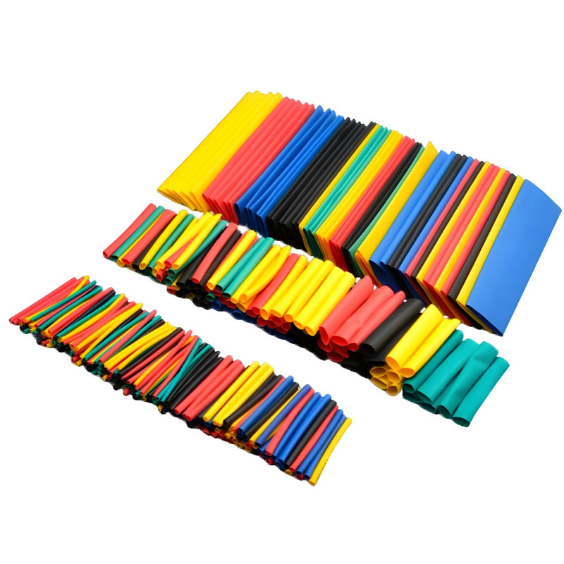 Heat Shrink Tube Set, Heat Shrink Tubing Waterproof Pack of 164 | Insulation tape colored set, heat shrink tubing industry, perfect for electrical insulation, cable repairs
