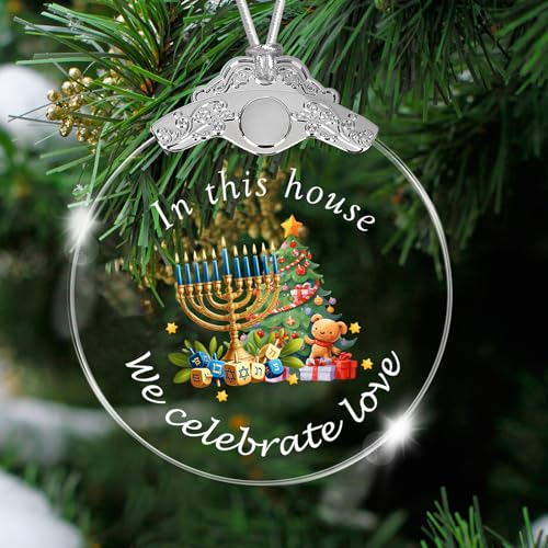 Christmas Ornaments Hanukkah Ornaments for Tree Jewish Chanukah Gifts 2026 Hanukkah Ornament