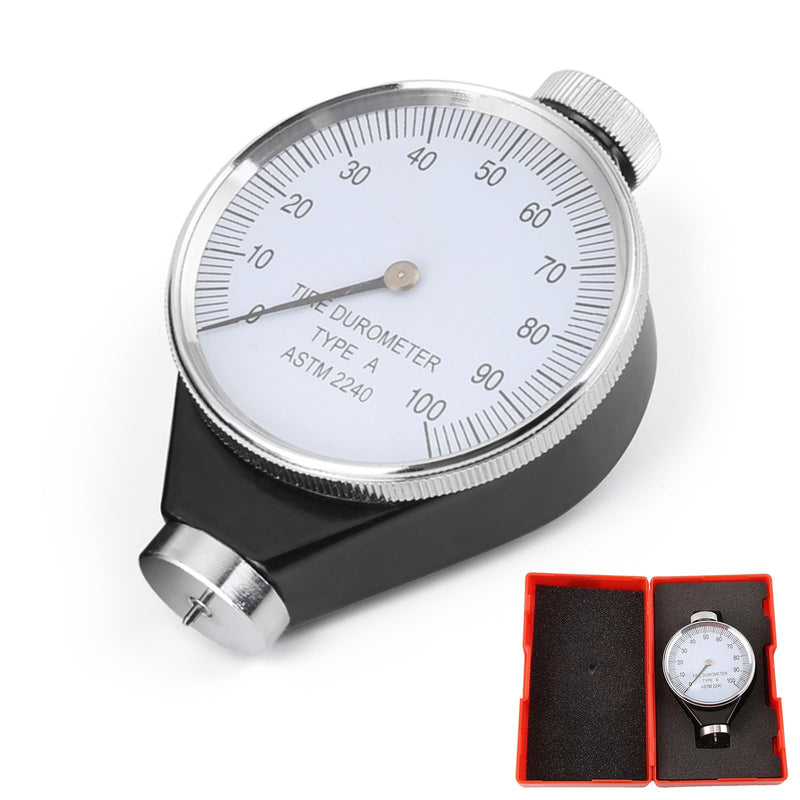 [Australia - AusPower] - Durometer Tester, Rubber Hardness Tester Durometer Hardness Tester Meter for Tires, Leather, Rubber 0-100 HA 