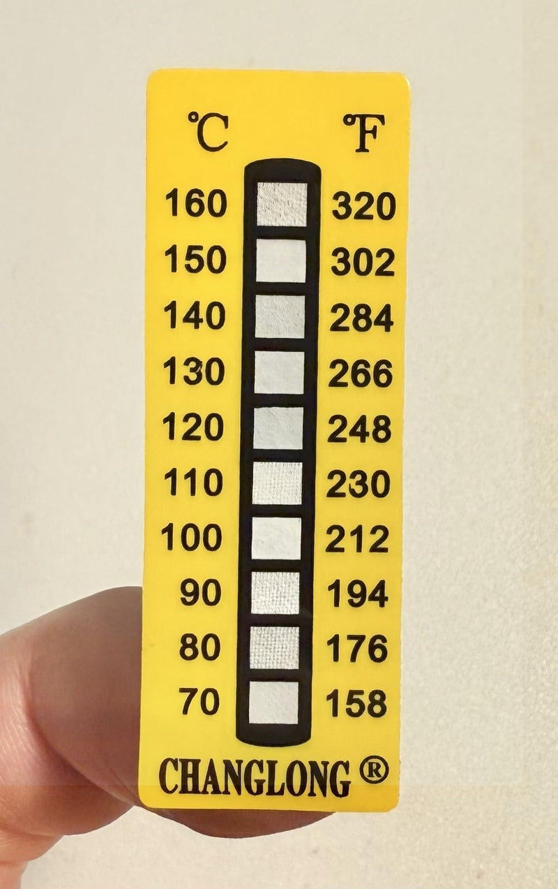 [Australia - AusPower] - High Temperature Measurement Sticker, Temp Dot B/C, 158°F (70°C) to 320°F (160°C) 