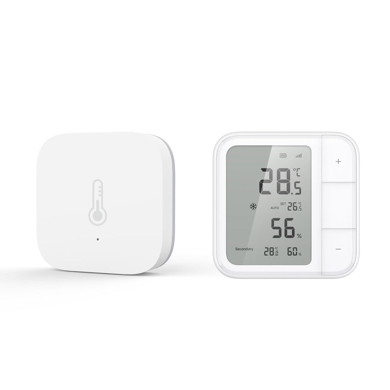 [Australia - AusPower] - Aqara Thread/Zigbee Smart Climate Sensor W100 with Aqara Temperature Humidity Sensor, Remote HVAC Control, 3 Customizable Buttons,Works with Apple Homekit, Alexa, Google 