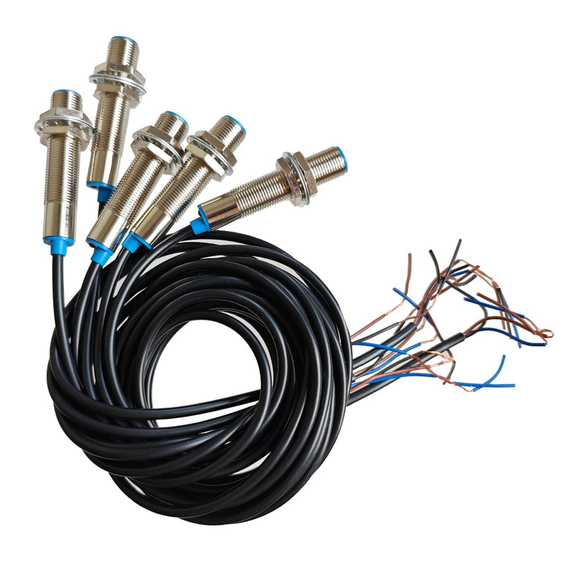 [Australia - AusPower] - Hall Effect Proximity Sensor, NPN NC, Magnetic Proximity Switch, Normally Open, NJK-5002D, 3 Wires, DC 6-36V, 5 Pcs 