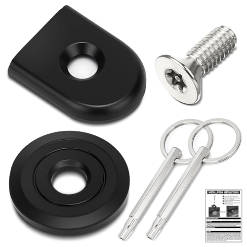8910B Fender Tab Cover 1/4"-20 Seat Bolt Security Screw Kit with Washer