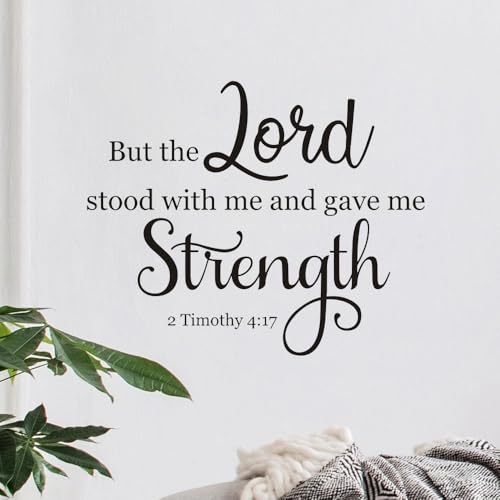 Bible Verse Wall Decal Motivational Wall Stickers for Bedroom Living Room Office Bathroom