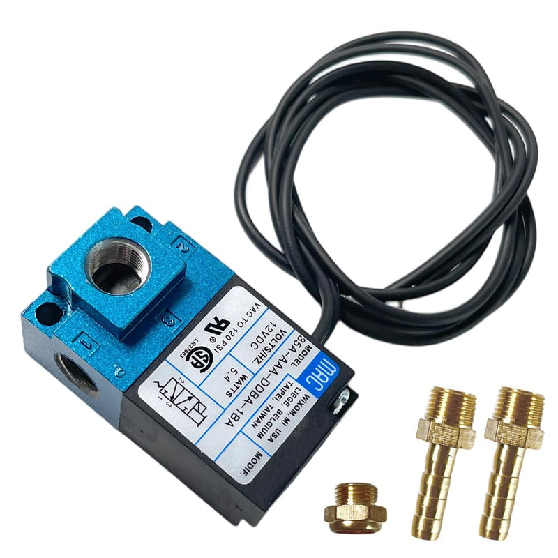 3 Port Boost Control Solenoid Valve Replacement for MAC 35A-AAA-DDBA-1BA - High-Flow Electronic Controller for Turbocharged Vehicles - Compatible with Cobb, AEM, Haltech & Hondata