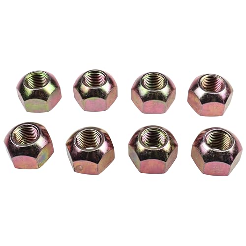 DVPARTS 8X lug nuts 6564669 for Bobcat 1600, 2000, 2400, 2410, 1213, S100, and S130 models