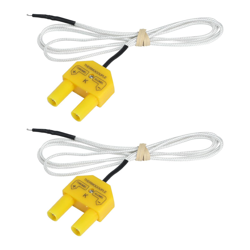 [Australia - AusPower] - 2PCS Replacement Thermocouple,Compatible with Multimeters and Clamp Meters 