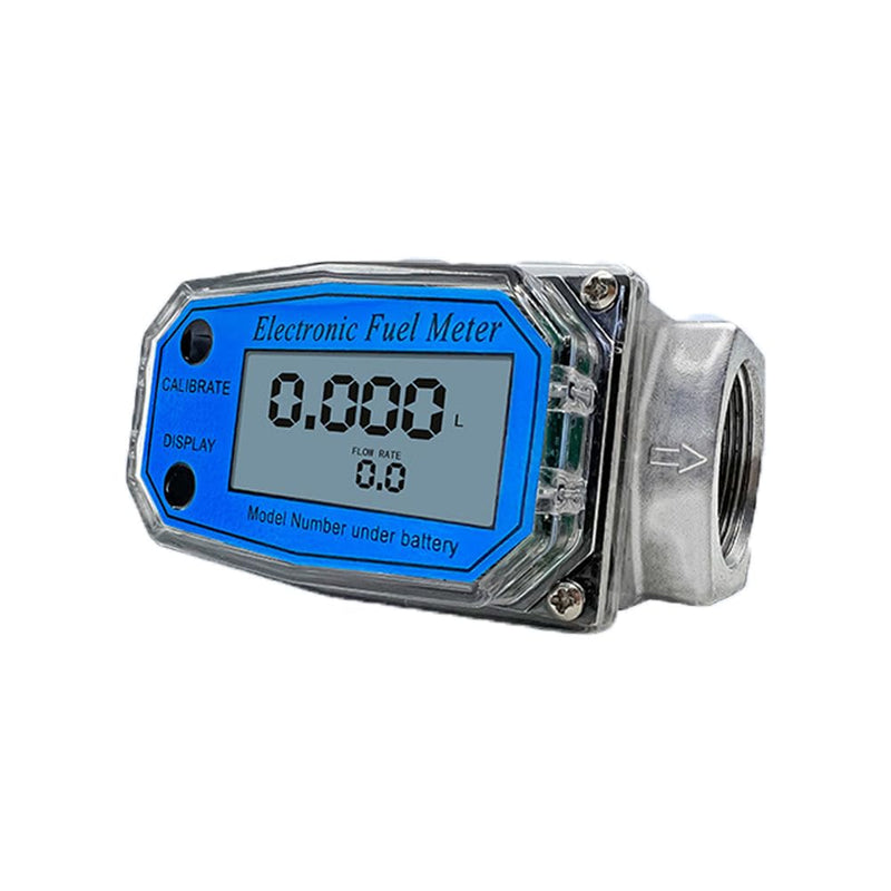 [Australia - AusPower] - 1 inch Water Flow Meter 2.6-26 GPM Thread Turbine Flowmeter ±1% Accuracy for Measure Water 1inch 