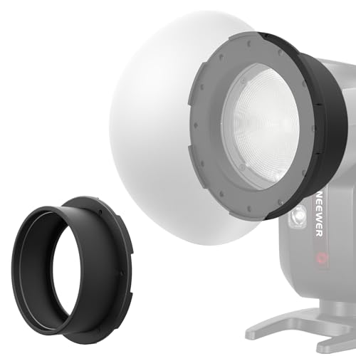 NEEWER Round Flash Magnetic Adapter Ring, Silicone Magnetic Mount Holder Light Diffuser Attachment Compatible with Godox V1/V1 PRO NEEWER Z2 Z2PRO Z2II Z3 Q120 Series Round Head Speedlight, CRS13 Round(CRS13)