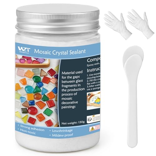 WAN2TLK white mosaic crystal grout 130g for mosaic tile accessories