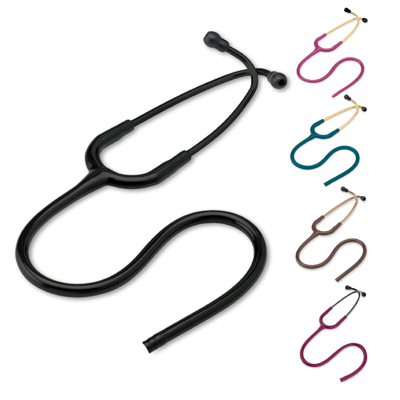 [Australia - AusPower] - Stethoscope Replacement Tubing Compatible with Littman Classic III – Durable, Flexible Stethoscope Tube Accessory to Replace Damaged Tubing (Black) Black 