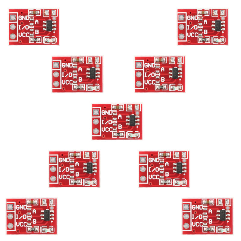 [Australia - AusPower] - 10Pcs TTP223 Capacitive Touch Key Module - Self-Locking/Non-Locking, Single Channel Touch Sensor for Arduino Integration 