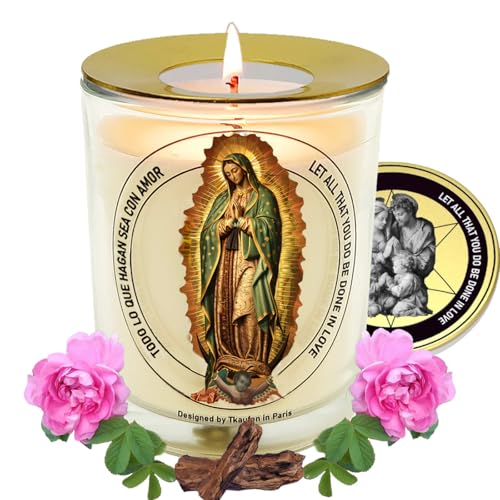 Our Lady of Guadalupe Rose Fragrance Candle 50H