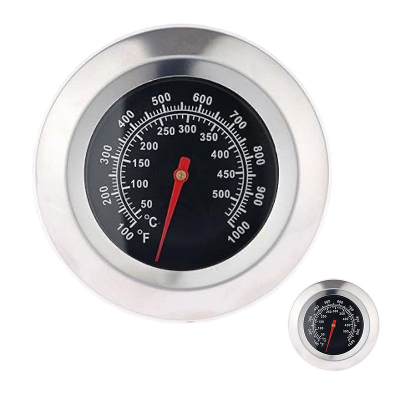 [Australia - AusPower] - 2PC3 Face 1000F Thermometer Temperature Gauge BBQ Barbecue Charcoal Grill Smoker 