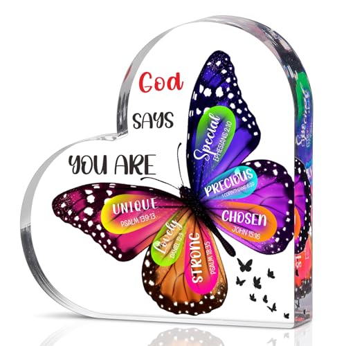 Christian Gifts for Women Butterfly Inspirational Religious Gifts for Mom