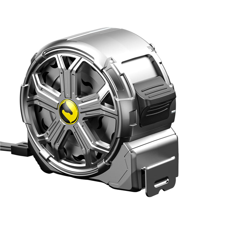 [Australia - AusPower] - Tape Measure 25ft, Stainless Steel Retractable Tape Measure, Waterproof & Rustproof Steel Measuring Tape with Hollow Design for Renovation, Construction, Carpentry (25') 25' 