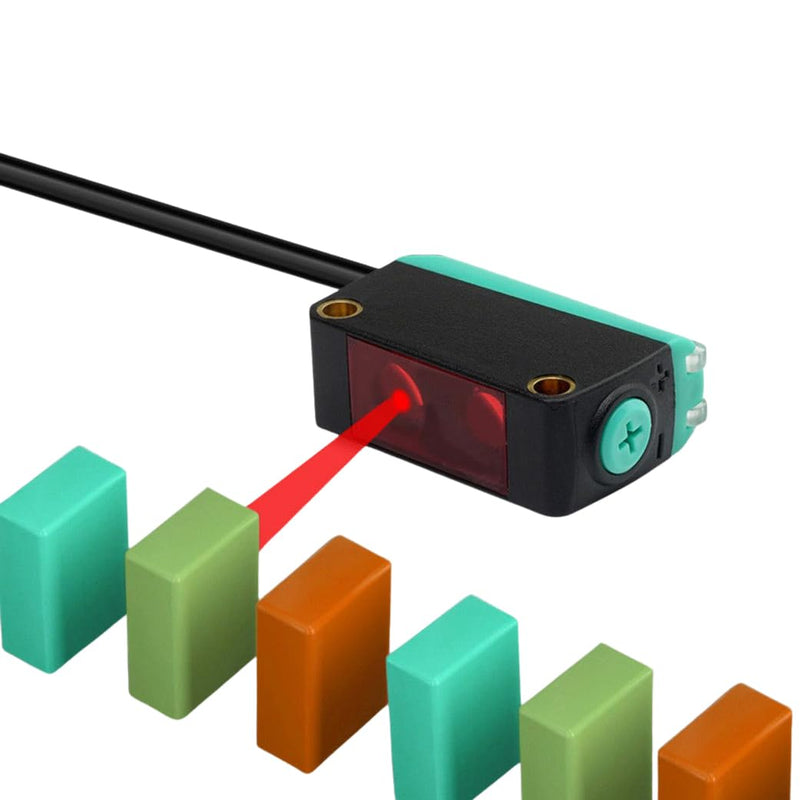 [Australia - AusPower] - BGSX-LS61 Photoelectric Sensors, Background Suppression Diffuse Photoelectric Switch, Not Affected by Object Color(PNP Output) BGSX-LS61(PNP) Industry 