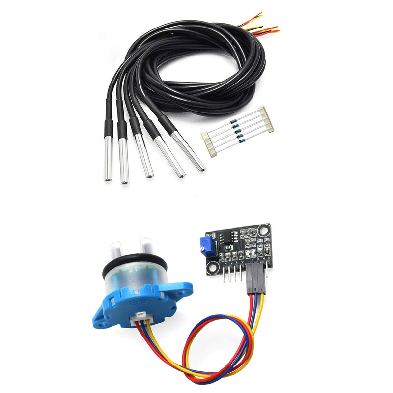 [Australia - AusPower] - Gikfun Water Quality Sensor Bundle: Waterproof DS18B20 Temperature Probe & TS-300B Turbidity Module 
