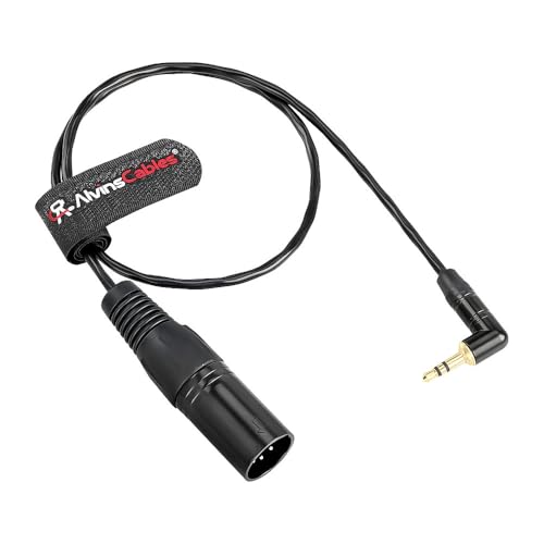 Alvin’s Cables XLR 5 Pin Male to 3.5mm TRS Audio Cable for ARRI Alexa XT SXT Amira, for Sony Venice Camera, 50cm| 20inches